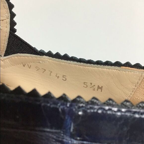 Stuart Weitzman Blue Nuggets Chunky Platform Slip On Sneakers Size 5 1/2 - Picture 8 of 11